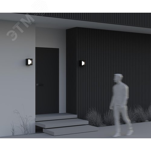 Светильник настенный (бра) Outdoor O483WL-L10GF3K Графит - фото 5