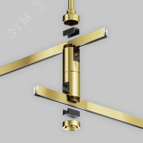 Крепление потолочное Medium двойное 300мм Flarity латунь - фото 4