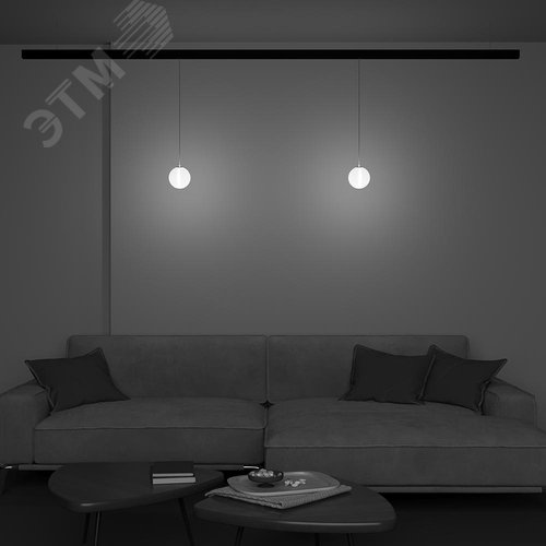 Светильник трековый подвесной Luna Exility 2700-6000K 5Вт 360 град Dim Smart - фото 4