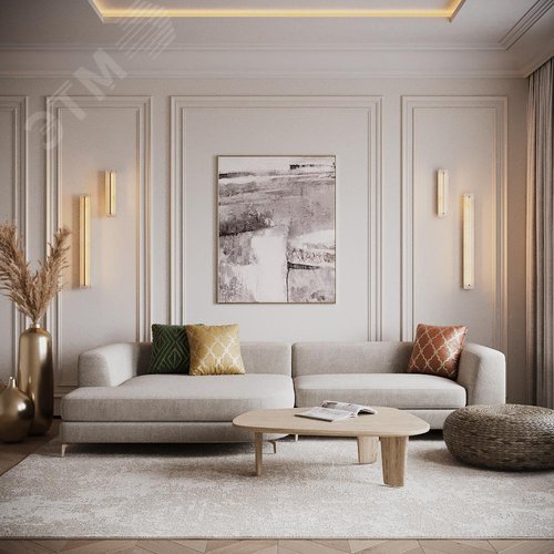 Светильник настенный (бра) Maytoni MOD366WL-L18BS3K Латунь - фото 6