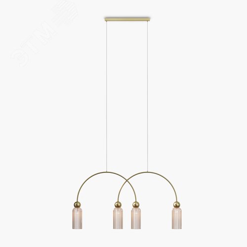 Светильник подвесной Antic E14х4х40W Золото - фото 5