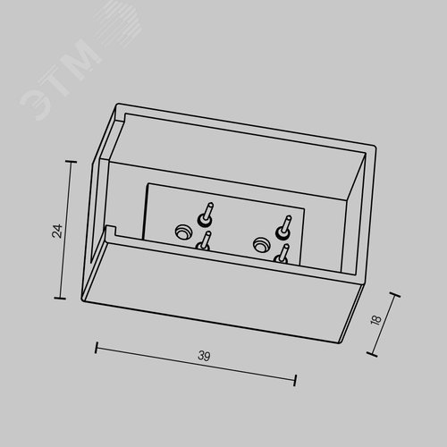 Заглушка для шинопровода Elasity - фото 3