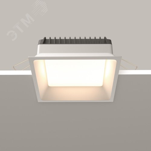 Светильник встраиваемый Okno DL056-18W3-4-6K-W Белый - фото 6