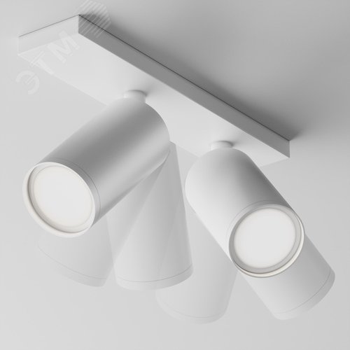 Светильник потолочный FOCUS S GU10х2 Белый - фото 3