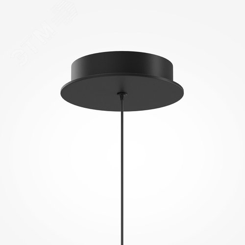 Светильник подвесной Batten 3000К 20Вт, LED черный, абажур серый - фото 6