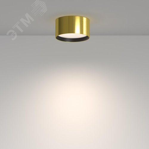 Светильник потолочный Glare LED 12W Латунь - фото 3