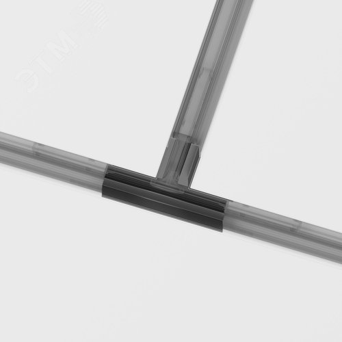 Коннектор Т-образный Gravity встраиваемый черный - фото 5