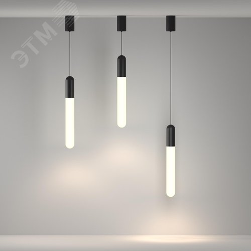 Светильник подвесной Mist LED 12W Черный - фото 4