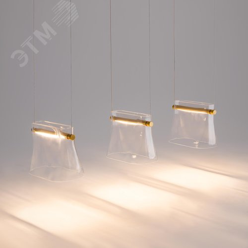 Светильник подвесной Cabaret LED 20W Латунь - фото 4