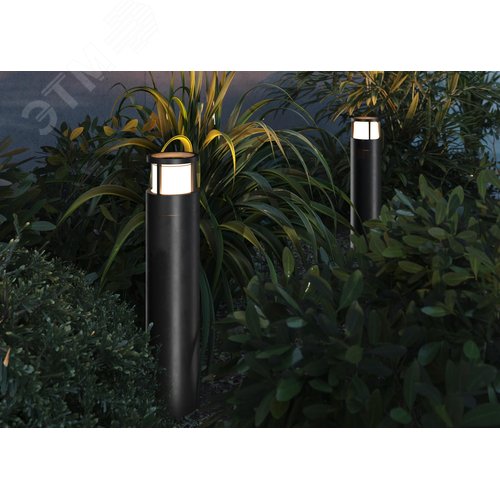 Светильник ландшафтный Outdoor Wolseley Road IP 54 LED 6W 3000 K Черный - фото 5
