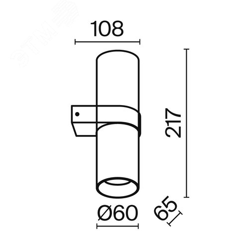 Светильник настенный (бра) Technical C069WL-02MG Матовое Золото - фото 4
