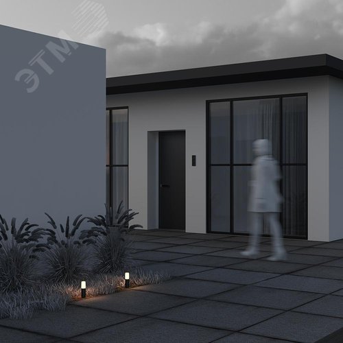 Светильник ландшафтный Outdoor Talpa IP 65 LED 3W 3000 K Черный - фото 4