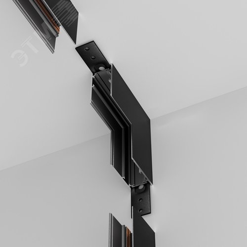 Коннектор внутренний Exility накладной черный - фото 4