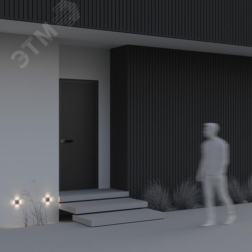 Светильник встраиваемый Outdoor Biscotti IP 65 LED 3W 3000 K Черный - фото 6