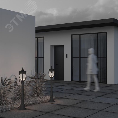 Светильник ландшафтный Outdoor Fleur IP 44 E27х1х60W Бронза Антик - фото 5