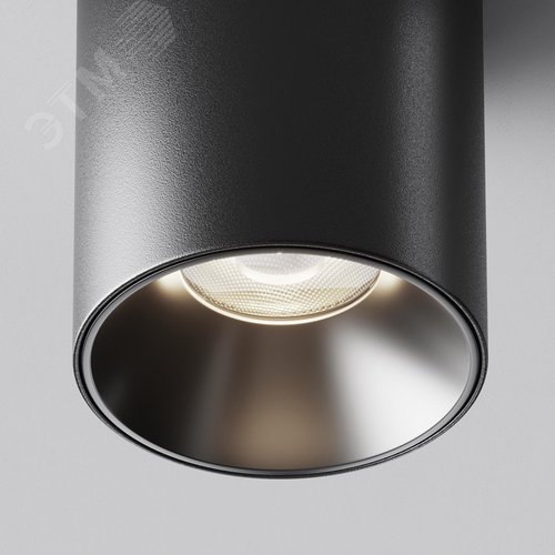 Светильник потолочный Alfa LED LED 12W Черный - фото 6