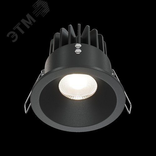 Светильник встраиваемый Zoom Черный - фото 2