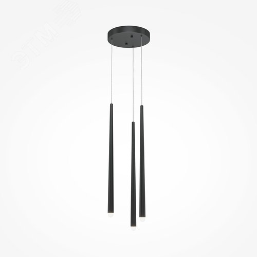 Светильник подвесной Cascade LED 19W Черный - фото 4