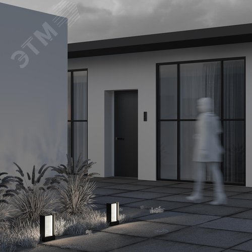 Светильник ландшафтный Outdoor Reso IP 65 LED 20W 3000 K Графит - фото 5
