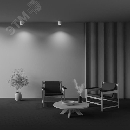 Светильник потолочный Conik gyps GU10х1 Белый - фото 4