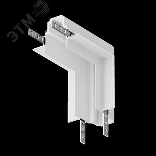 Коннектор угловой внутренний Gravity встраиваемый белый - фото 6