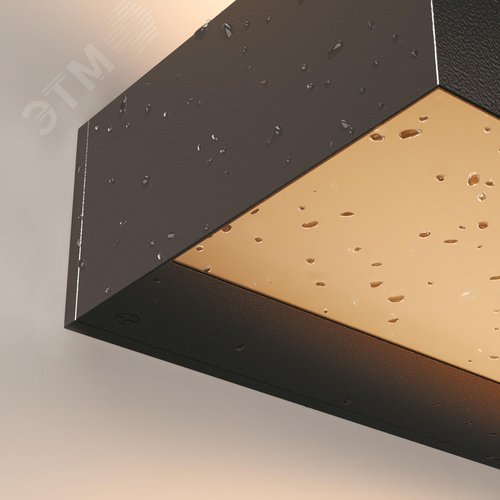 Светильник настенный (бра) Outdoor Lot IP 65 LED 20W 3000 K Графит - фото 6