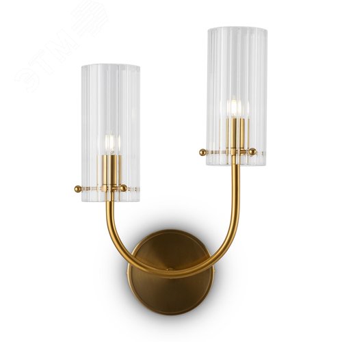 Светильник настенный (бра) Maytoni MOD223WL-02BS1 Латунь - фото 2