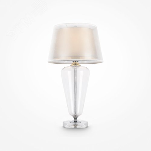 Светильник настольный Verre E27х1х40W Хром - фото 7