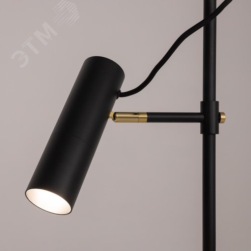 Светильник напольный (торшер) Bansky GU10х1х40W Черный - фото 4