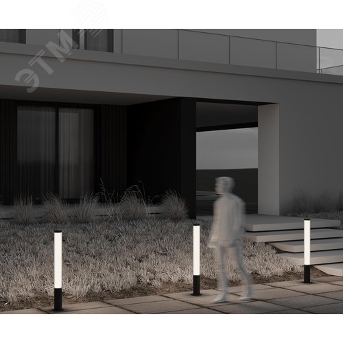 Светильник ландшафтный Outdoor Ster IP 65 LED 50W 3000 K Черный - фото 7