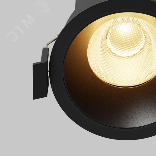 Светильник встраиваемый Dip DL117-15W-2.7K-B Черный - фото 4