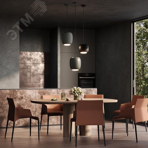 Светильник подвесной Maytoni MOD466PL-L12GR3K Серый - фото 8