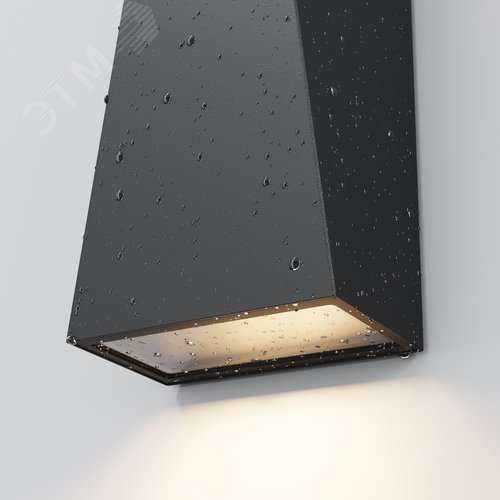 Подсветка архитектурная Outdoor Times Square IP 54 LED 6W 3200 K Черный - фото 5