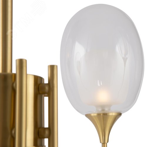 Светильник подвесной Aura E14х8х40W Латунь - фото 4