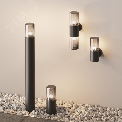 Светильник ландшафтный Outdoor Amas IP 54 E27х1х60W Графит - фото 6