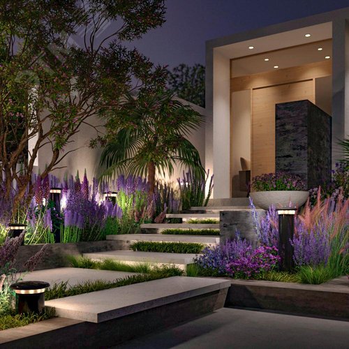 Светильник ландшафтный Outdoor Grip IP 54 LED 10W 3000 K Графит - фото 3