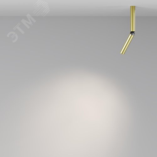 Светильник потолочный Focus T LED 6W Латунь - фото 3