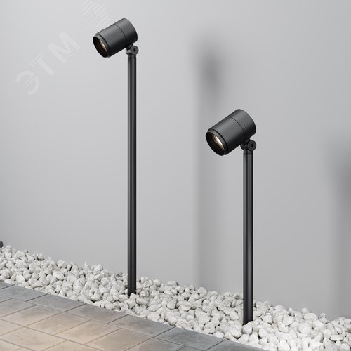 Светильник ландшафтный Outdoor Spira IP 65 LED 12W 3000 K Черный - фото 7