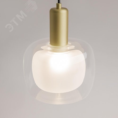 Светильник подвесной Vision E14х1х60W Золото - фото 3
