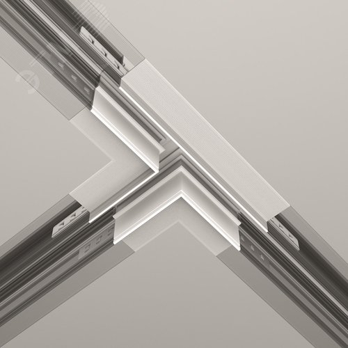 Коннектор Т-образный Exility встраиваемый под ГКЛ 12,5мм белый - фото 6