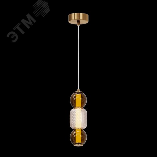 Светильник подвесной Drop LED 16W Золото - фото 4