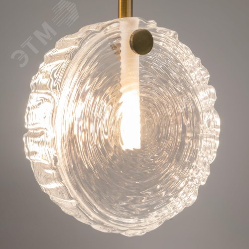 Светильник подвесной Frozen G4х5х5W Латунь - фото 7