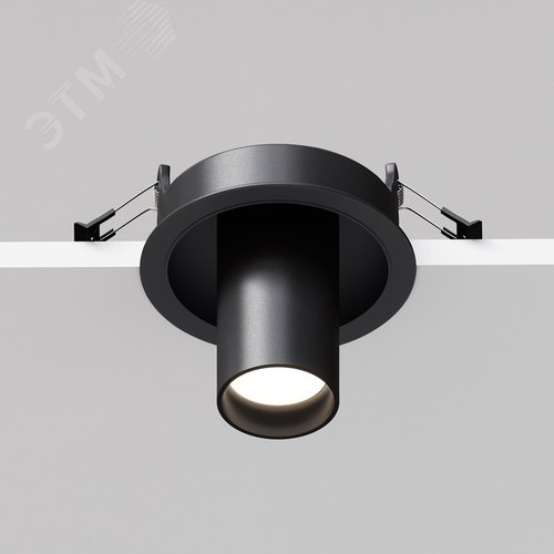 Светильник встраиваемый FOCUS S C048CL-01-GU10-B Черный - фото 5