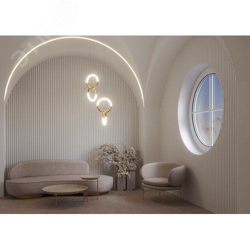 Светильник подвесной Node LED 18W Золото - фото 5