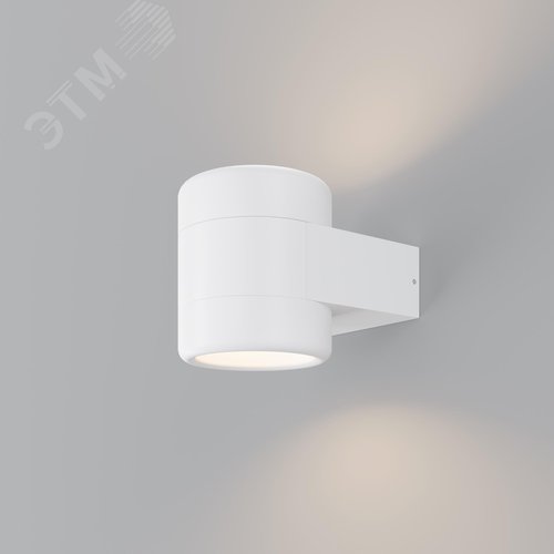 Светильник настенный (бра) Outdoor Orbit IP 54 LED 6W 3000 K Белый - фото 5