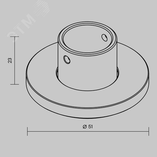 Основание напольное для круглого шинопровода Levity - фото 6