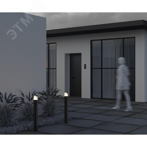 Светильник ландшафтный Outdoor Piccadilly IP 44 E27х1х23W Черный - фото 7