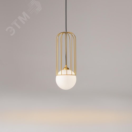 Светильник подвесной Telford G9х1х25W Золото - фото 5