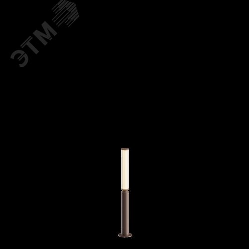 Светильник ландшафтный Outdoor Lit IP 65 LED 12W 3000 K Коричневый - фото 3