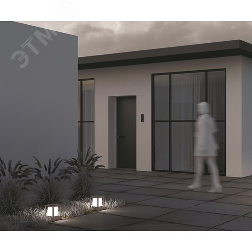 Светильник ландшафтный Outdoor Trim IP 65 E27х1х15W Графит - фото 5